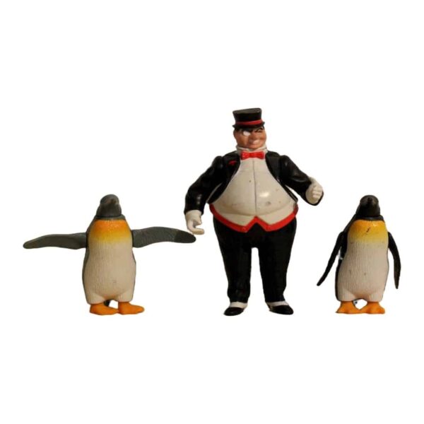 Vintage 1992 Kenner The Penguin with Penguin Commandos Batman action figure from the Batman Returns line