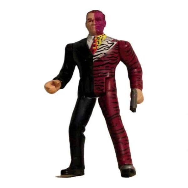 Vintage 1995 Kenner Two-Face Batman action figure from the Batman Forever line