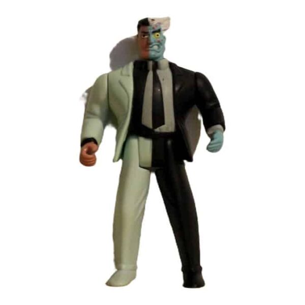 Vintage 1992 Kenner Two-Face Batman action figure from the Animated Series line
