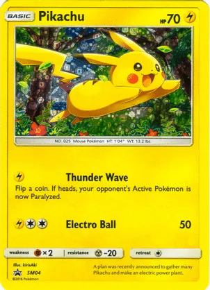Pikachu (General Mills) Pokemon card from Miscellaneous Cards & Products
