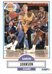 1990 Fleer Earvin Johnson basketball card