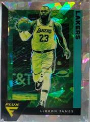 2020 Panini Flux LeBron James #79 Fanatics Cracked Ice basketball card