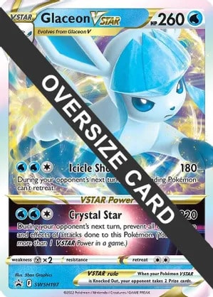 Jumbo Glaceon VSTAR Pokemon card