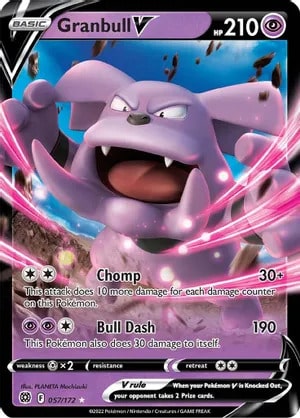Granbull Pokemon card from Brilliant Stars