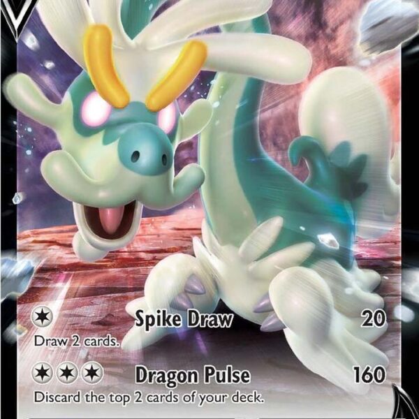 Drampa V Pokemon trading card from Brilliant Stars