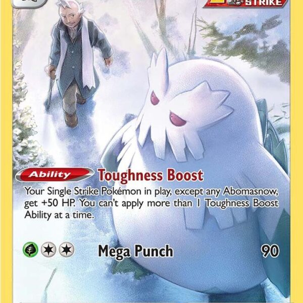 Abomasnow Pokemon trading card from Astral Radiance Trainer Gallery
