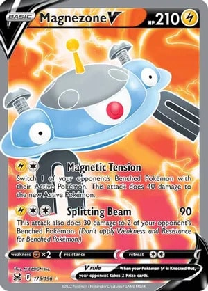 Magnezone V (Full Art) Pokemon card from Lost Origin