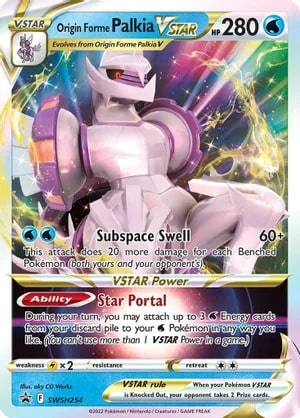 Origin Forme Palkia VSTAR Pokemon card from Sword & Shield Promo Cards