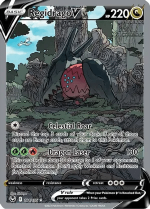 Regidrago V (Alternate Full Art) Pokemon card from Silver Tempest