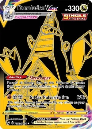 Duraludon VMAX (Secret) Pokemon trading card from Silver Tempest Trainer Gallery