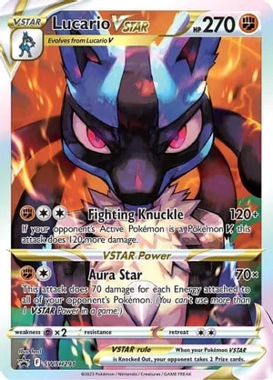 Lucario VSTAR Pokemon card from Sword & Shield Promo Cards