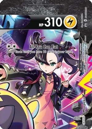 Morpeko V-Union Pokemon card from Sword & Shield Promo Cards