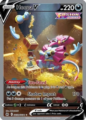 Hoopa V Pokemon card from Crown Zenith: Galarian Gallery