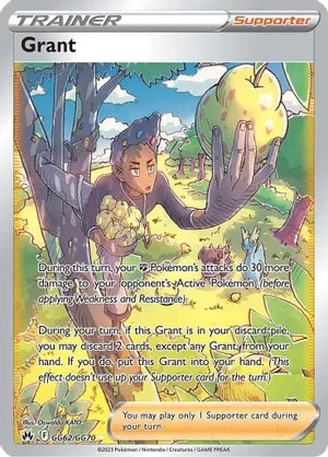 Grant Pokemon card from Crown Zenith: Galarian Gallery