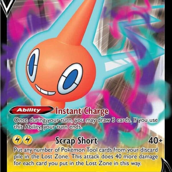 Rotom V Pokemon card from Crown Zenith