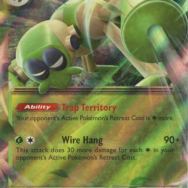 Spidops ex Pokemon card from Scarlet & Violet Base Set