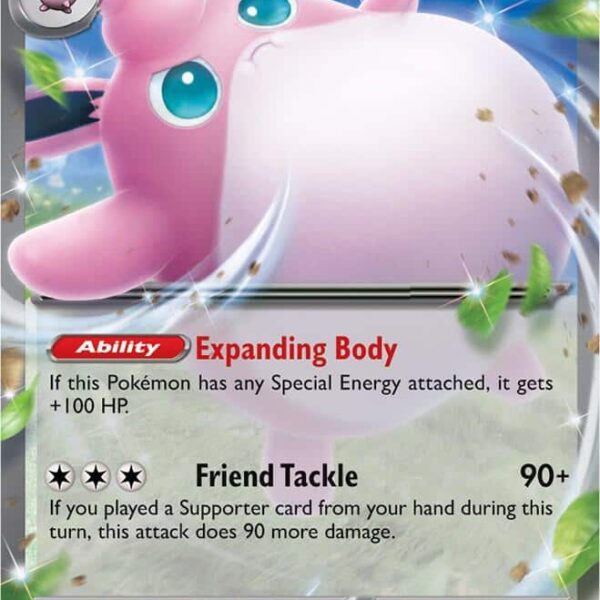 Wigglytuff ex Pokemon card from Scarlet & Violet 151