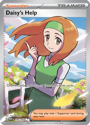 Daisy’s Help Pokemon trading card from Scarlet and Violet 151