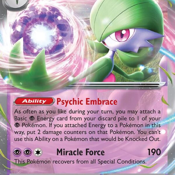 Gardevoir ex Pokemon card from Paldean Fates