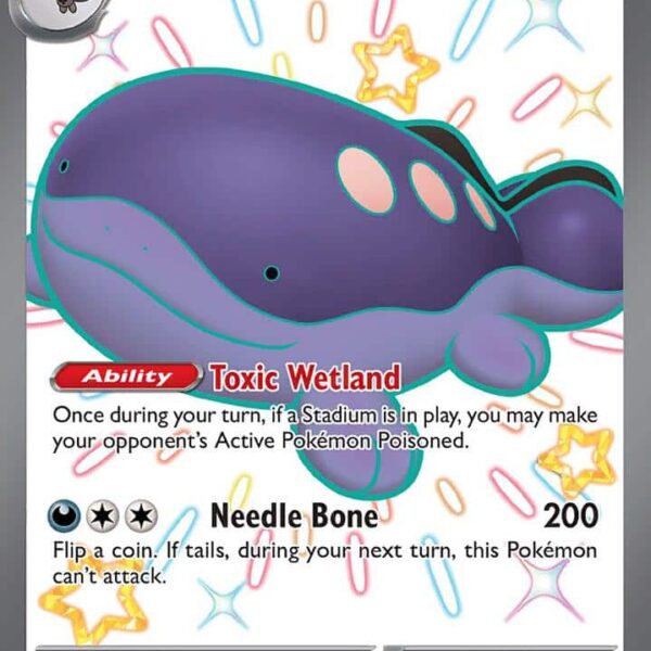 Paldean Clodsire ex Pokemon card from Paldean Fates