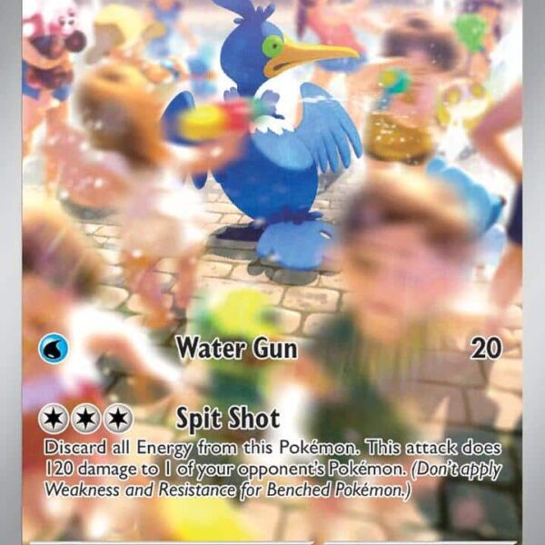 Cramorant Pokemon trading card from Twilight Masquerade