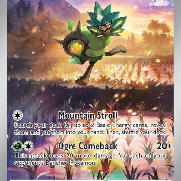 Teal Mask Ogerpon Pokemon card from Scarlet & Violet Promo Cards