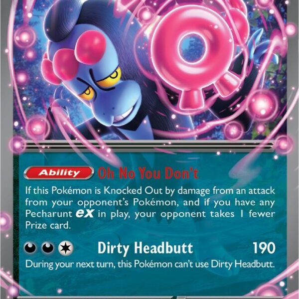 Munkidori ex Pokemon card from Shrouded Fable