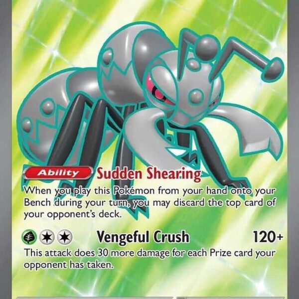 Durant ex Pokemon trading card from SV08: Surging Sparks, card 215/191