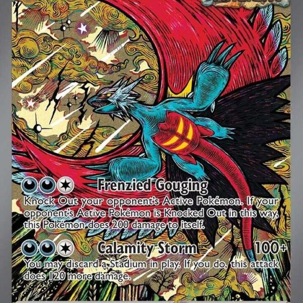Roaring Moon ex Pokemon card from Prismatic Evolutions