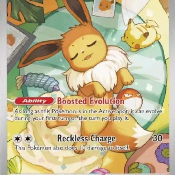 Eevee Pokemon trading card from Scarlet & Violet Promo Cards