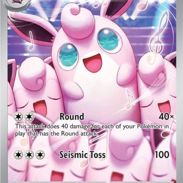 Wigglytuff Pokemon card from Phantasmal Flames, card 105/094