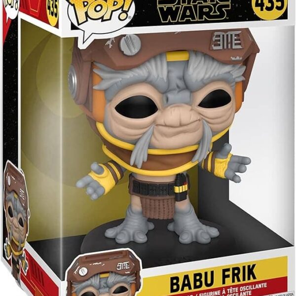10 inch Funko POP Babu Frik vinyl figure number 435 from Star Wars The Rise of Skywalker