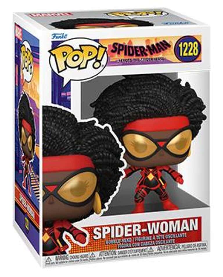 Funko POP Marvel Spider-Woman vinyl figure number 1228 from Across the Spider-Verse