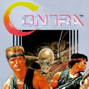 Contra NES game cartridge