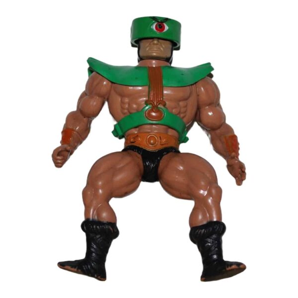 Vintage 1983 Mattel Tri-Klops Masters of the Universe action figure with chest armor