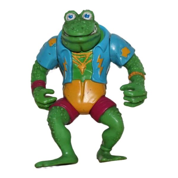 Vintage 1989 Playmates Teenage Mutant Ninja Turtles Genghis Frog action figure