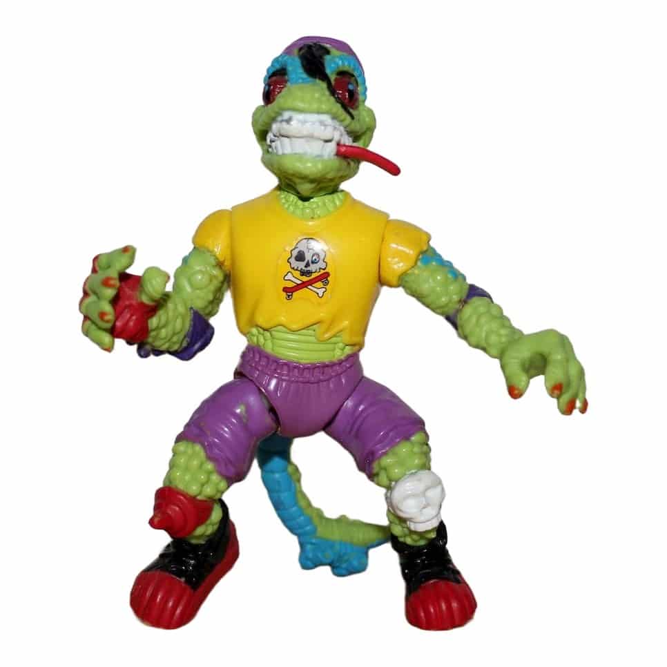 Vintage 1990 Playmates Teenage Mutant Ninja Turtles Mondo Gecko action figure