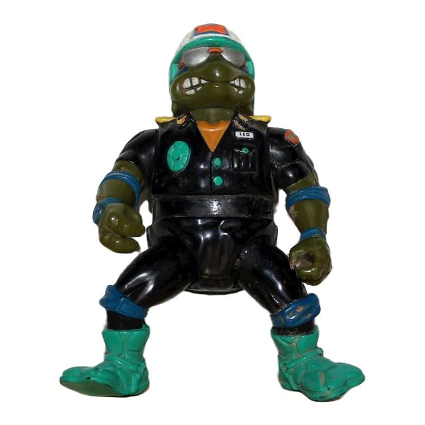 Vintage 1991 Playmates Teenage Mutant Ninja Turtles Make My Day Leo action figure