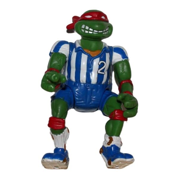 Vintage 1991 Playmates Teenage Mutant Ninja Turtles Shell Kickin' Raph action figure