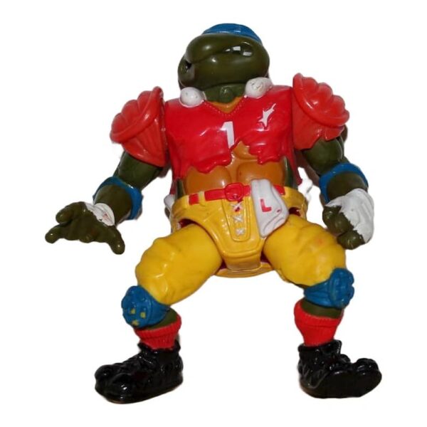 Vintage 1991 Playmates Teenage Mutant Ninja Turtles T.D. Tossin' Leo action figure