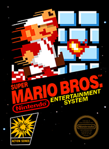 Super Mario Bros. NES game cartridge