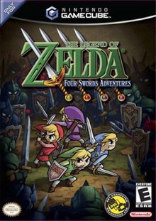 The Legend of Zelda: Four Swords Adventures video game for Nintendo GameCube