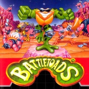 Battletoads NES game cartridge