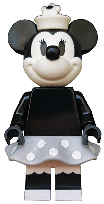 LEGO Vintage Minnie minifigure from the Disney Series 2 collection