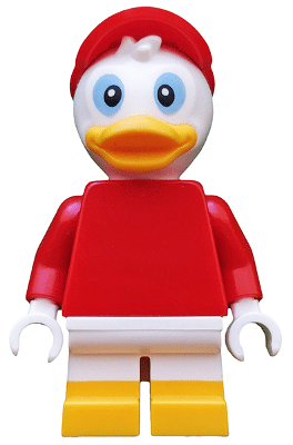 LEGO Huey Duck minifigure from the Disney Series 2 collection