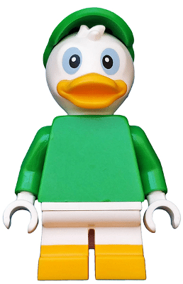 LEGO Louie Duck minifigure from the Disney Series 2 collection