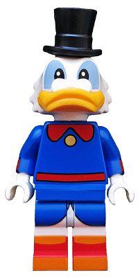 LEGO Scrooge McDuck minifigure from the Disney Series 2 collection