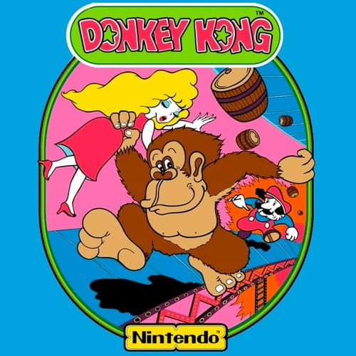 Donkey Kong NES game cartridge