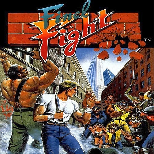 Final Fight game by Capcom for the Super Nintendo SNES