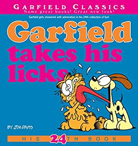 Garfield Takes His Licks book, the 24th Garfield book